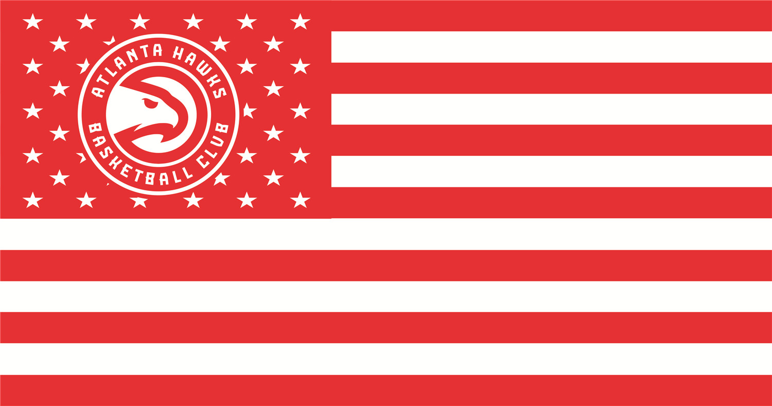 Atlanta Hawks Flags DIY iron on transfer (heat transfer) Atlanta Hawks Flags DIY iron on transfer (heat transfer)